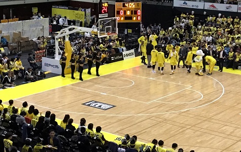 サンロッカーズ渋谷試合の模様