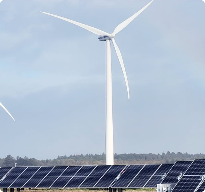 風力発電の画像