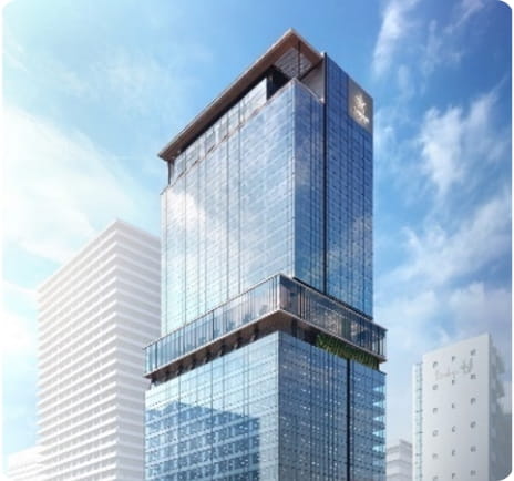 オフィス・ホテル主体の複合ビル、「大阪堂島浜タワー」